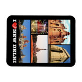 Indien - Neu Delhi - I Liebe - Magnet (Horizontal)