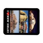 Indien - Neu Delhi - I Liebe - Magnet (Horizontal)