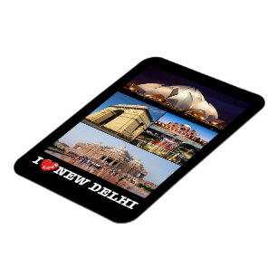 Indien - Neu Delhi - I Liebe - Magnet