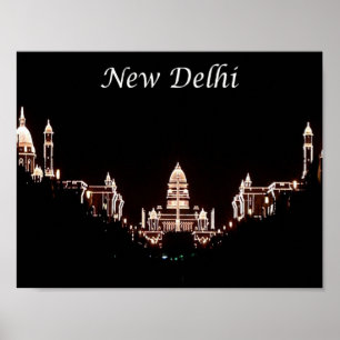 Indien - Neu Delhi - Rashtrapati Bhavan - Poster