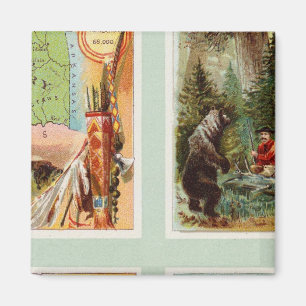 Indien, New Mexico, South Dakota, Texas Magnet