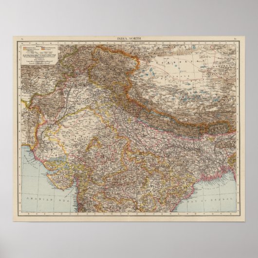 Indien Nord Poster (Vorne)