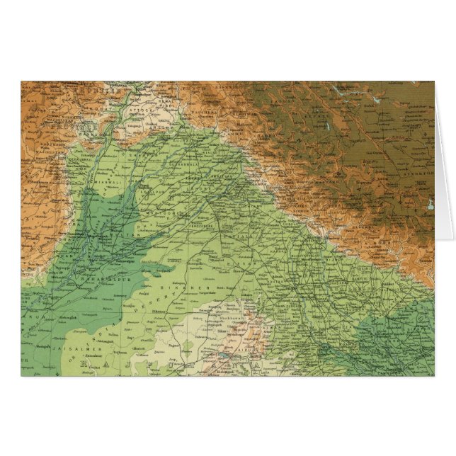 Indien Nordwestteil (Vorderseite (Horizontal))