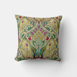 Indien paisley Muster, böhmische Grenze. Kissen