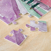 Indien-Palast am Sonnenuntergang Puzzle (Seite)