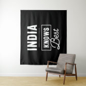 Indien Personalisierter Name Geburtstagsgeschenk Wandteppich (Beispiel)