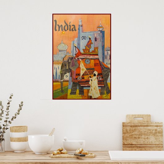 Indien Poster (Küche)