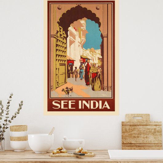 Indien Poster (Küche)