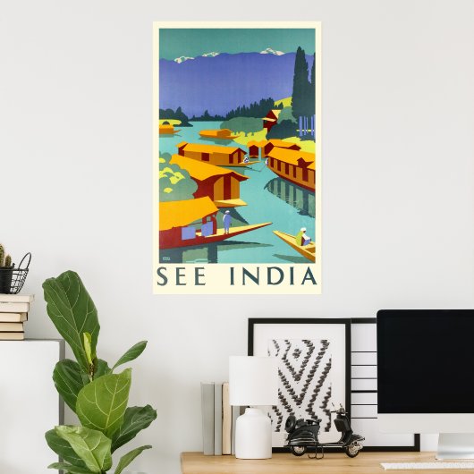 Indien Poster (Heimbüro)
