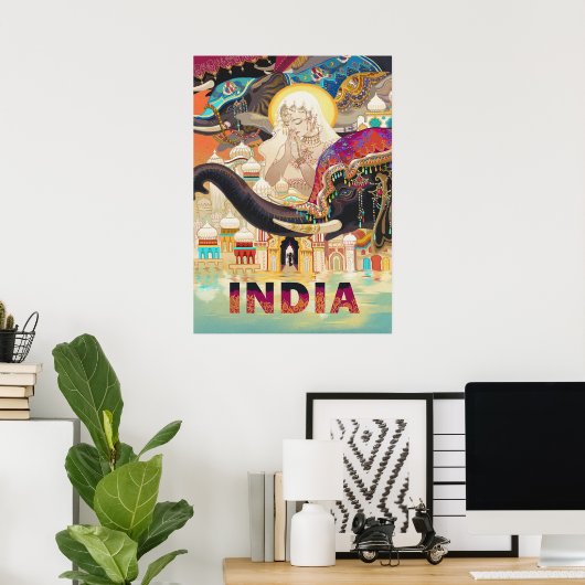 INDIEN POSTER (Heimbüro)