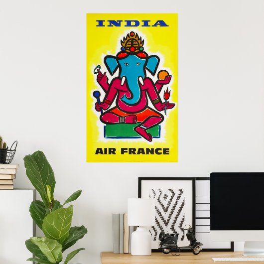 Indien Poster (Heimbüro)