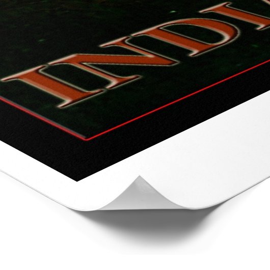 Indien Poster (Ecke)