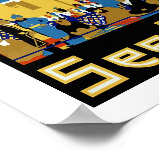 Indien Poster (Ecke)