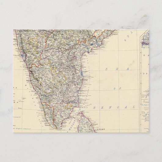 Indien Postkarte (Vorderseite)