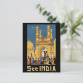 Indien Postkarte (Stehend Vorderseite)