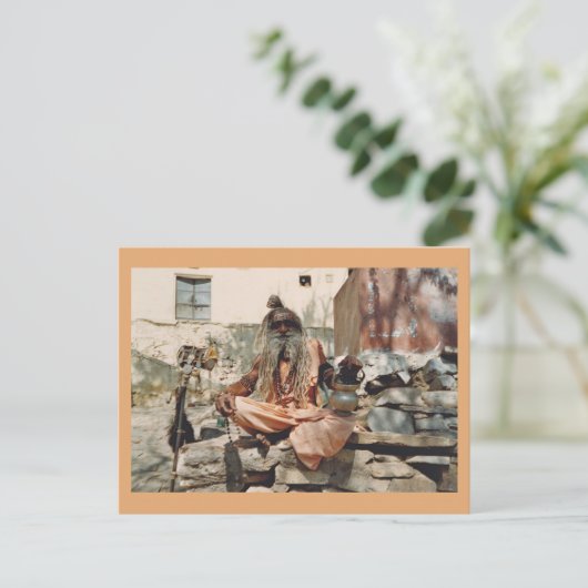 Indien, Postkarte (Stehend Vorderseite)