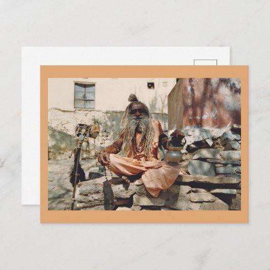 Indien, Postkarte (Vorne/Hinten)