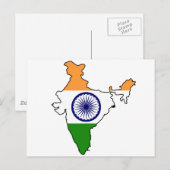 Indien Postkarte (Vorne/Hinten)