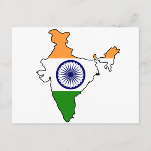 Indien Postkarte