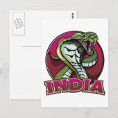 Indien Postkarte (Vorne/Hinten)
