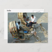Indien Postkarte (Vorne/Hinten)