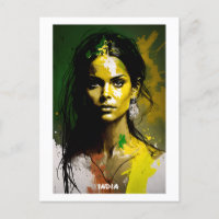 Indien Postkarte - Welt der Frauen-Sammlung