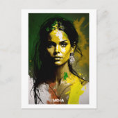 Indien Postkarte - Welt der Frauen-Sammlung (Vorderseite)