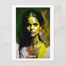 Indien Postkarte - Welt der Frauen-Sammlung