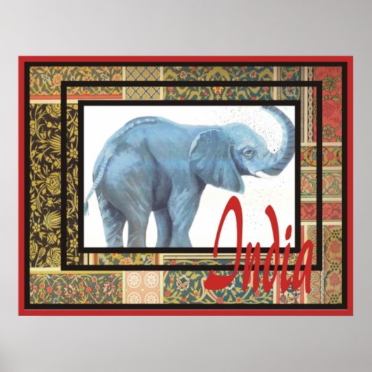 Indien Print #1 Poster (Vorne)
