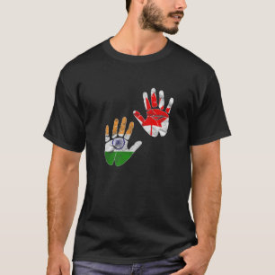 Indien Proud Flag Day Hindi Sikh Kanada Kanadische T-Shirt