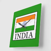 Indien Quadratische Wanduhr (Winkel)