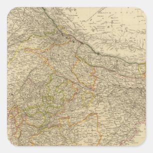 Indien Quadratischer Aufkleber
