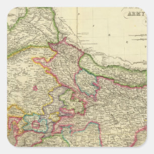 Indien Quadratischer Aufkleber