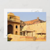 Indien, Rajasthan, Amber Amer). Das Postkarte (Vorne/Hinten)