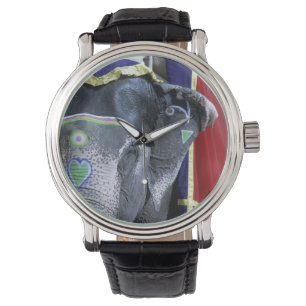 Indien, Rajasthan, Jaipur. Bernsteinfarbiges Fort Armbanduhr