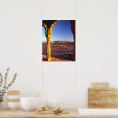 Indien, Rajasthan, Jaisalmer. Der Ausblick Poster (Küche)