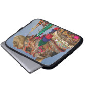 INDIEN, Rajasthan, Pushkar: PUSHKAR CAMEL FAIR, Laptopschutzhülle (Vorne Knopf)