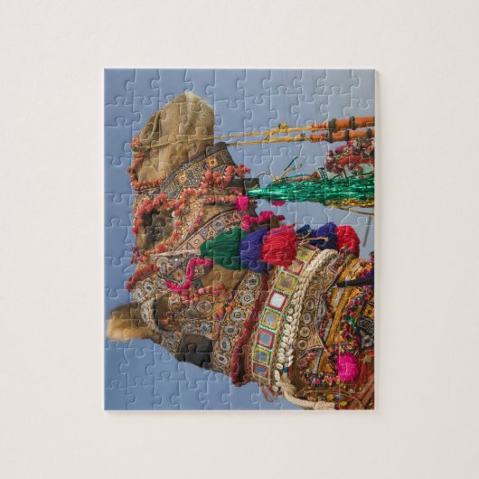 INDIEN, Rajasthan, Pushkar: PUSHKAR CAMEL FAIR, Puzzle (Vertikal)