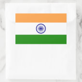 Indien Rechteckiger Aufkleber (Tasche)