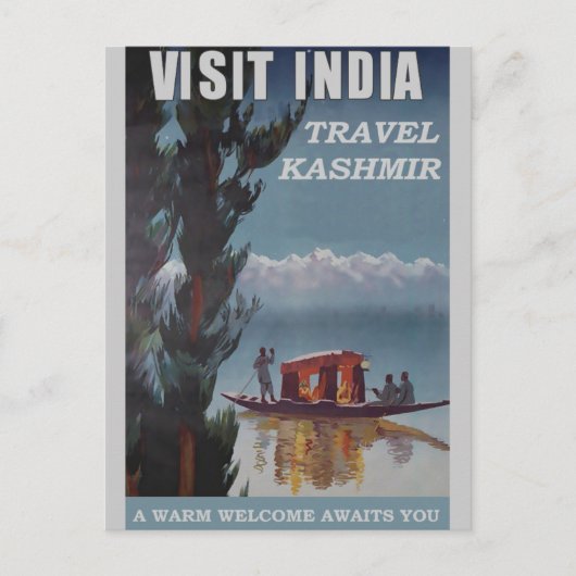 Indien Reisen Postkarte (Vorderseite)