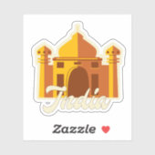 Indien Reisen Vinyl Sticker (Blatt)