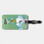 Indien Reiseplakat Gepäckanhänger (Rückseite horizontal)