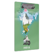 Indien Reiseplakat Klemmbrett (Rechts)