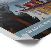 Indien Reiseplakat Poster (Ecke)