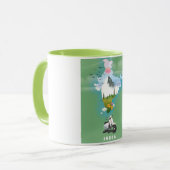 Indien Reiseplakat Tasse (Vorderseite Links)