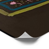 Indien Reiseplakat Vintag Poster (Ecke)