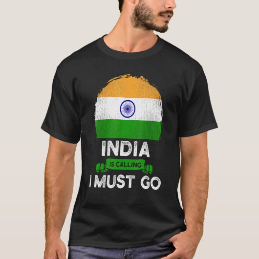 Indien ruft an, dass ich Indianererbe-Wurzeln gehe T-Shirt (Vorderseite)