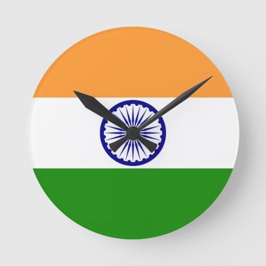 Indien Runde Wanduhr (Vorderseite)