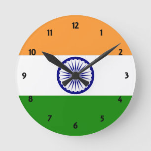 Indien Runde Wanduhr