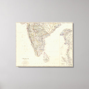 Indien S Leinwanddruck